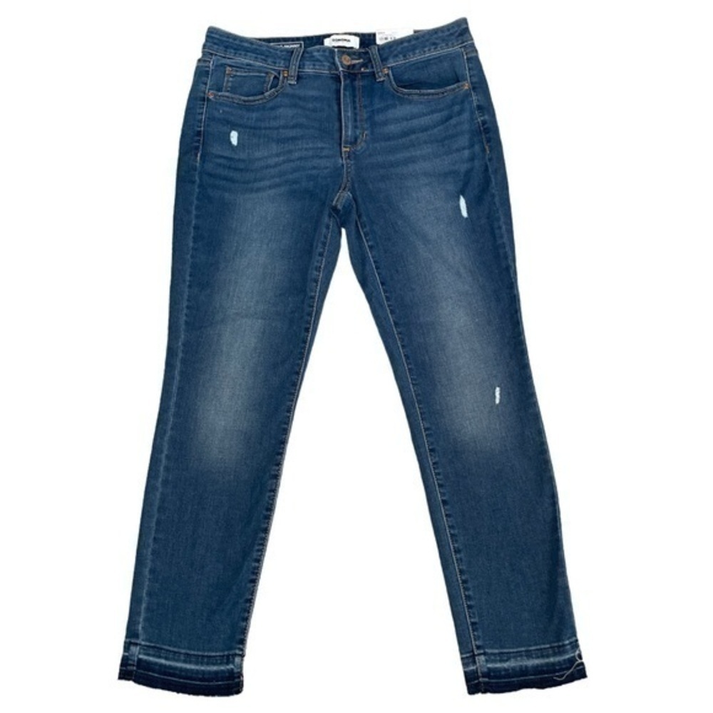 NWT SONOMA ANKLE MID RISE SKINNY LEG BLUE DENIM JEANS, SIZE 8R
